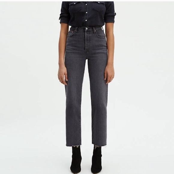 levi's ribcage grey